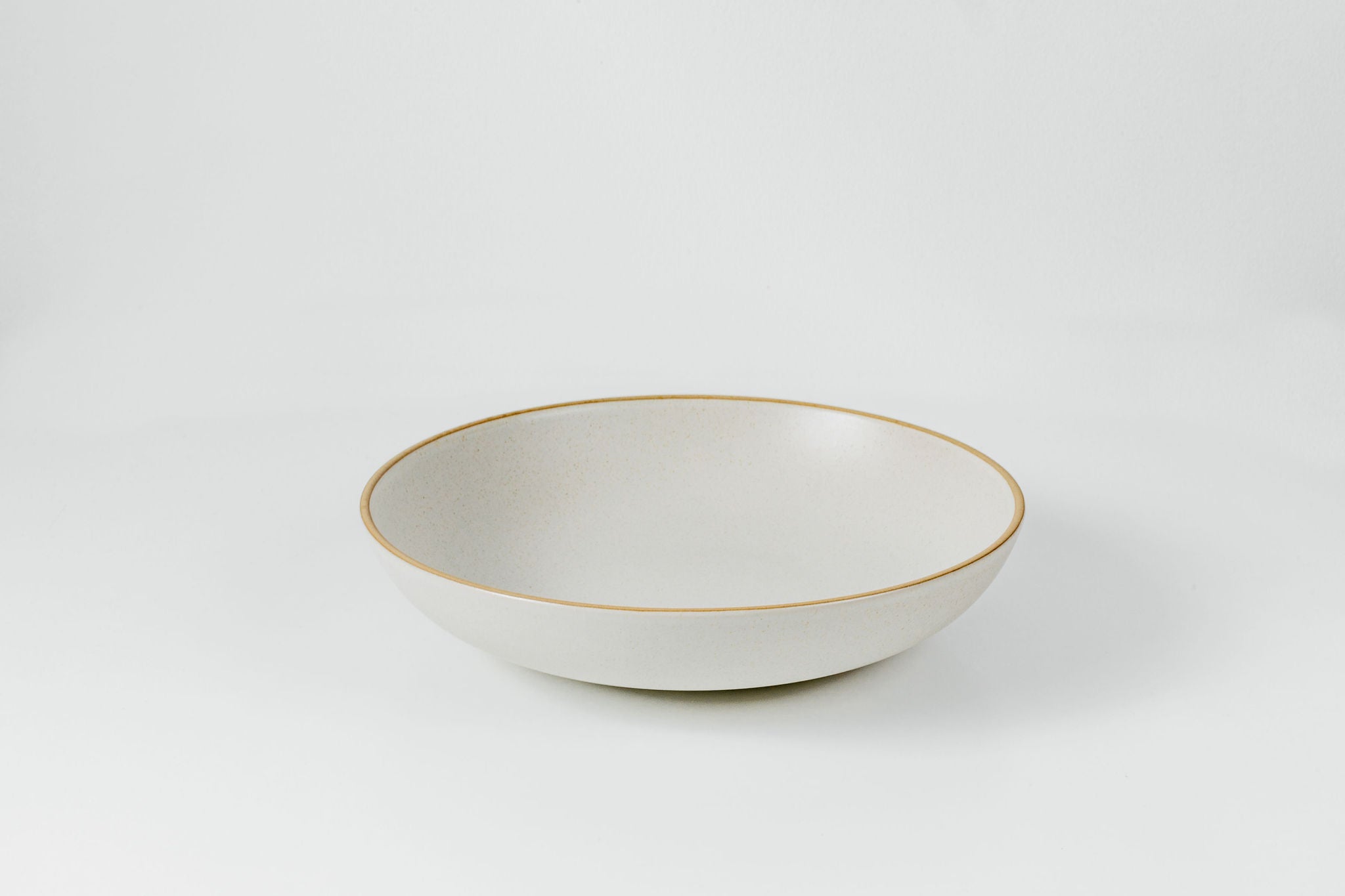 Shallow Serving Bowl in Marshmallow White – Lineage Ceramics