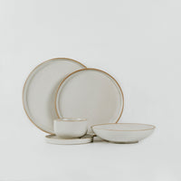 Coupe Full Serving Set (Options for 2, 4, 6) - Lineage Ceramics