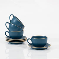 8oz Coffee Cup with Saucer... - Lineage Ceramics