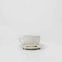 8oz Coffee Cup with Saucer - Lineage Ceramics